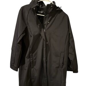 Mondetta Charcoal Hooded Trench Coat